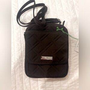 Vera Bradley Mini Hipster in Espresso NEW